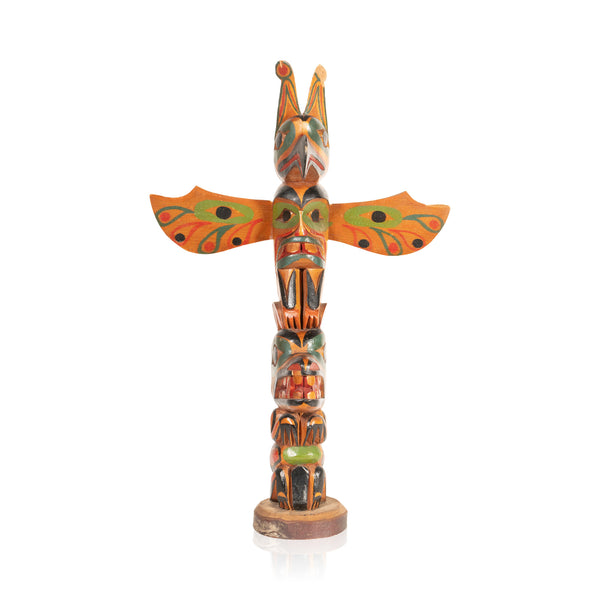 Nuu-chah-nulth/Ditidaht Totem, Native, Carving, Totem Pole