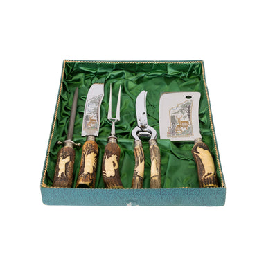 Vintage Solingen Carving Cutlery Set, Furnishings, Dining, Flatware