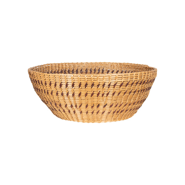 Washoe Single Rod Basket, Native, Basketry, Vertical