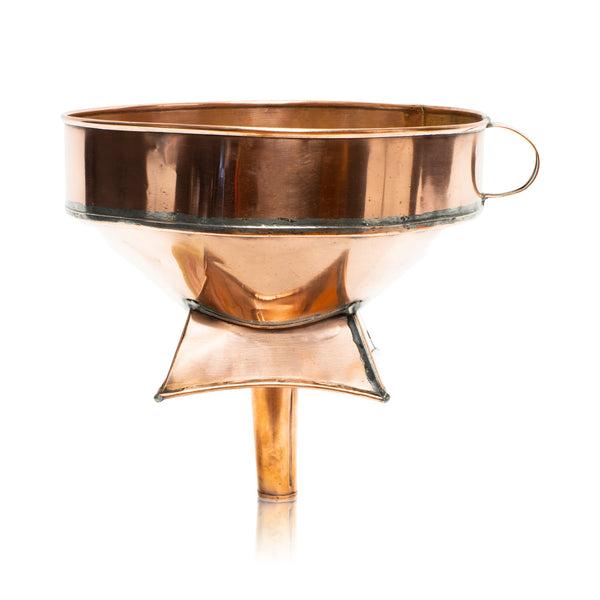French Copper Wine Barrel Funnel, Furnishings, Barware, Wine Related