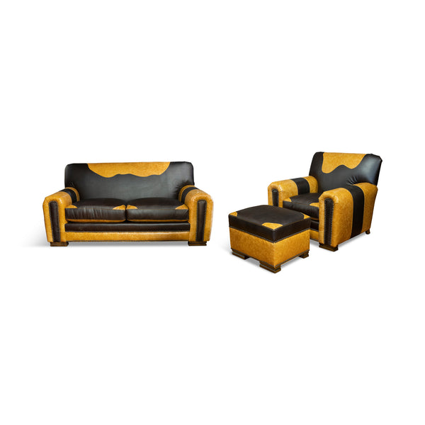 Kennedy Collection Leather Furniture Set, Furnishings, Furniture, Table