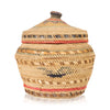 Makah Trinket Basket, Native, Basketry, Vertical