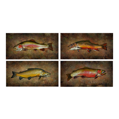 Trout Collection by Greg Parker, Fine Art, Painting, Still Life