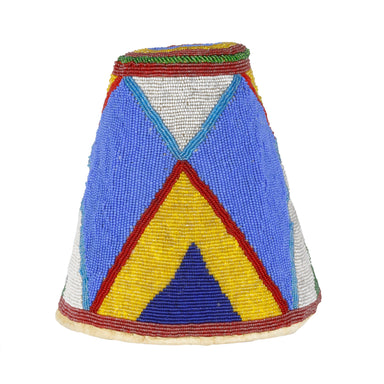 Yakima or Nez Perce Beaded Hat, Native, Beadwork, Other