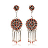 Zuni Coral Earrings, Jewelry, Earrings, Native