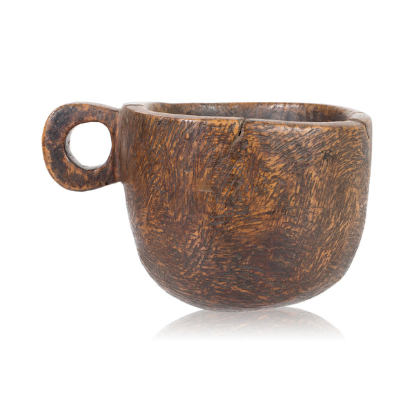 Woodlands Burl Cup, Native, Carving, Other