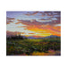 Sunset and Flowers - Summer by Thomas deDecker, Fine Art, Painting, Landscape