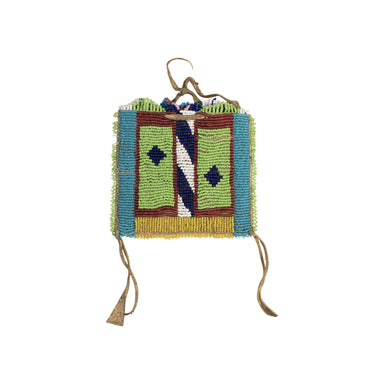Nez Perce Pouch, Native, Beadwork, Other Bags