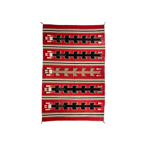 Navajo Pictorial Yei, Native, Weaving, Wall Hanging