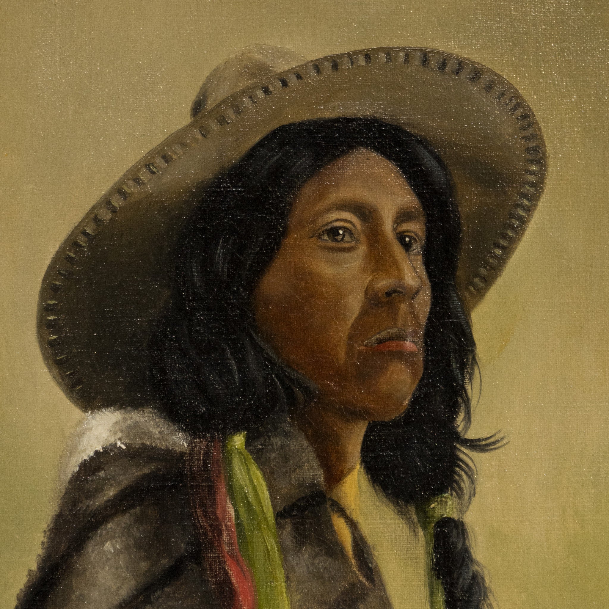 Indian Portrait, Tesque NM by Richard Ernesti