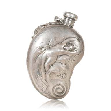 Whiting Sterling Silver Flask, Furnishings, Barware, Flask