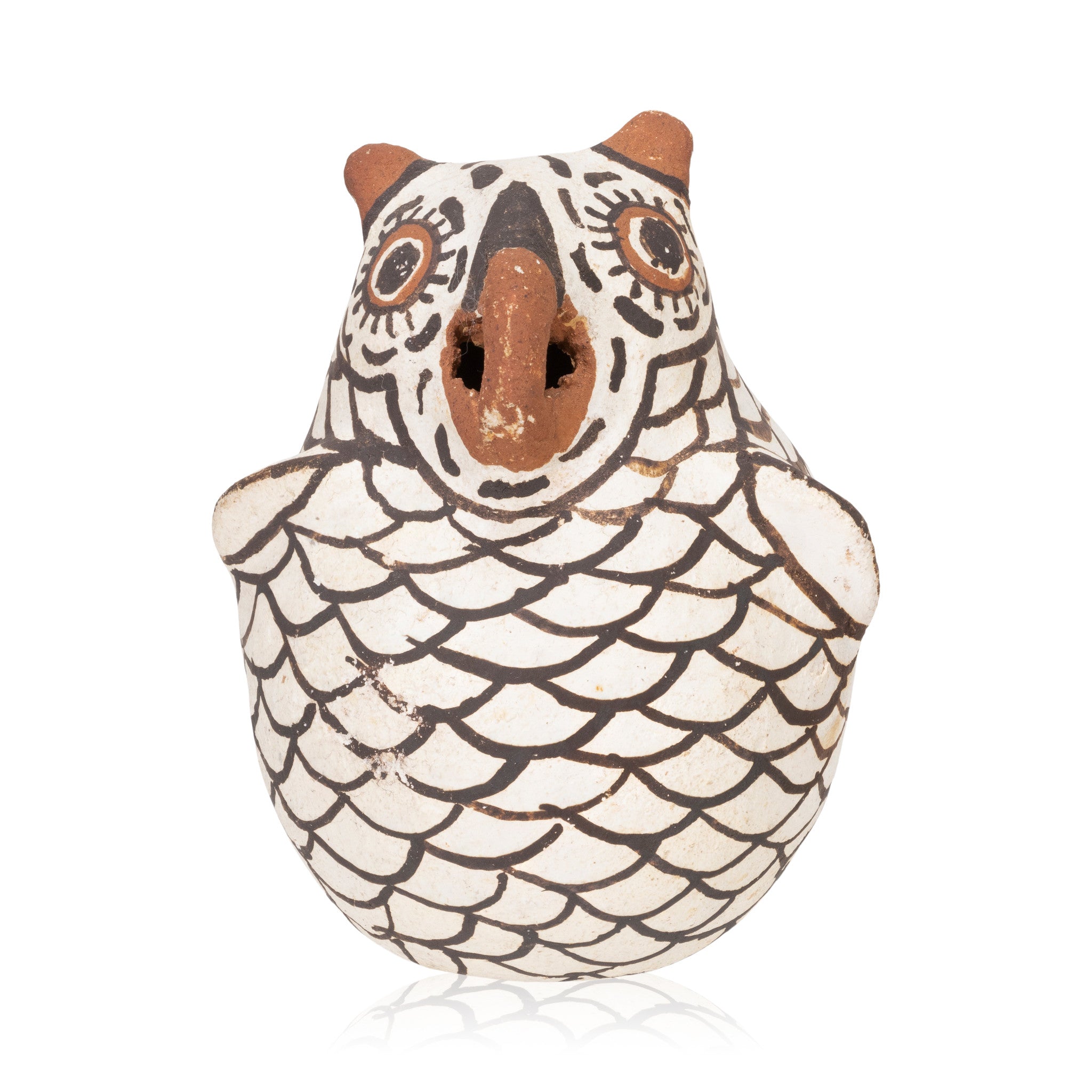 Zuni Miniature Owl, Native, Pottery, Historic