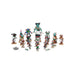 Collection of Miniature Kachinas, Native, Carving, Kachina