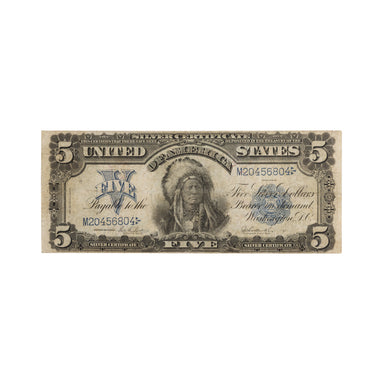 US 1899 Silver Certificate $5 Indian Chief, Other, Money, Other