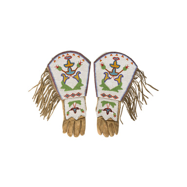 Blackfeet Gauntlets, Native, Garment, Gauntlets