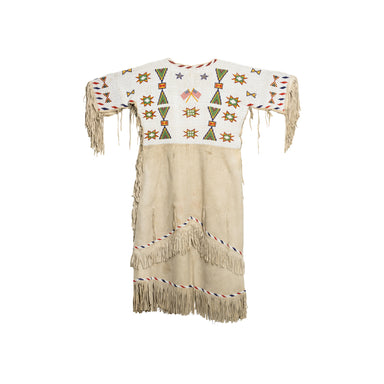 Sioux Patriotic Dress, Native, Garment, Dress