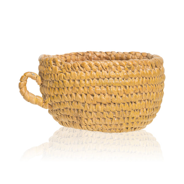 Nez Perce Basketry Drinking Cup, Native, Basketry, Vertical
