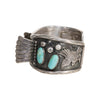Navajo Turquoise and Sterling Watch Band