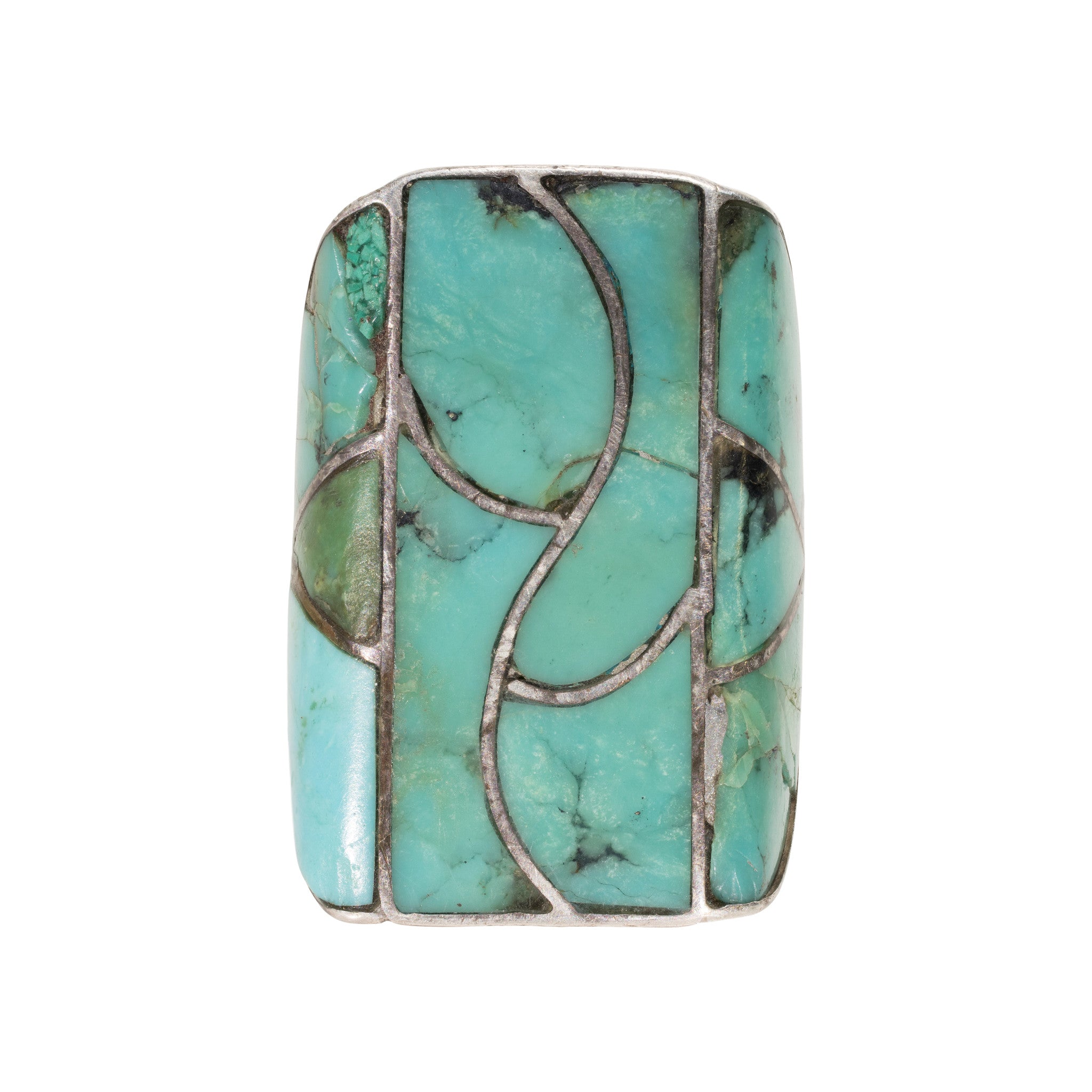 Zuni Turquoise and Sterling Ring