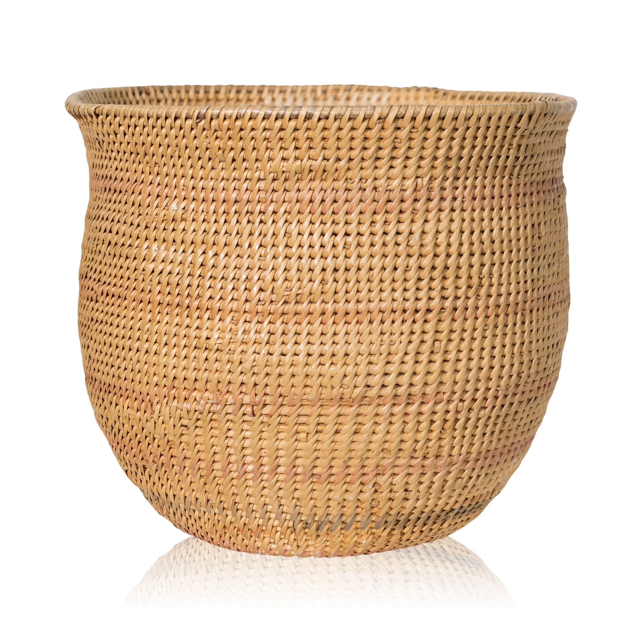 Shoshone/Bannock Basketry Jar, Native, Basketry, Vertical