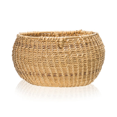 Shoshone Basketry Bowl, Native, Basketry, Vertical