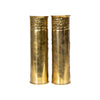 Matched Pair Trench Art Vases