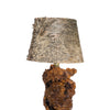 Rustic Burl Table Lamp