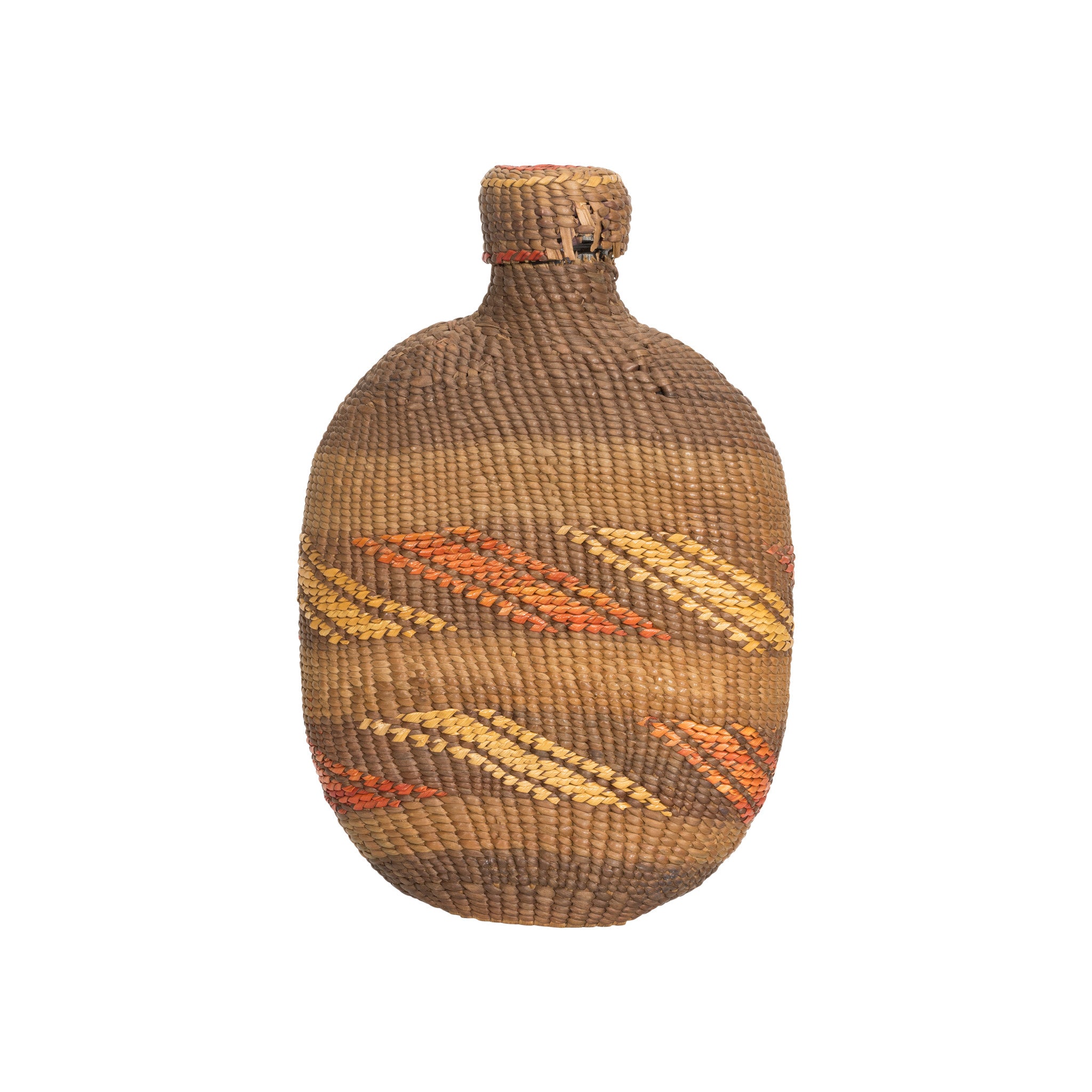 Tlingit Basketry Whiskey Bottle