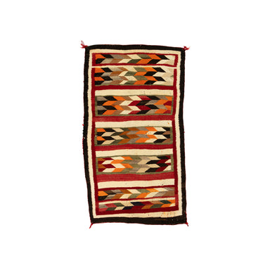 Navajo Double Saddle, Native, Weaving, Double Saddle Blanket