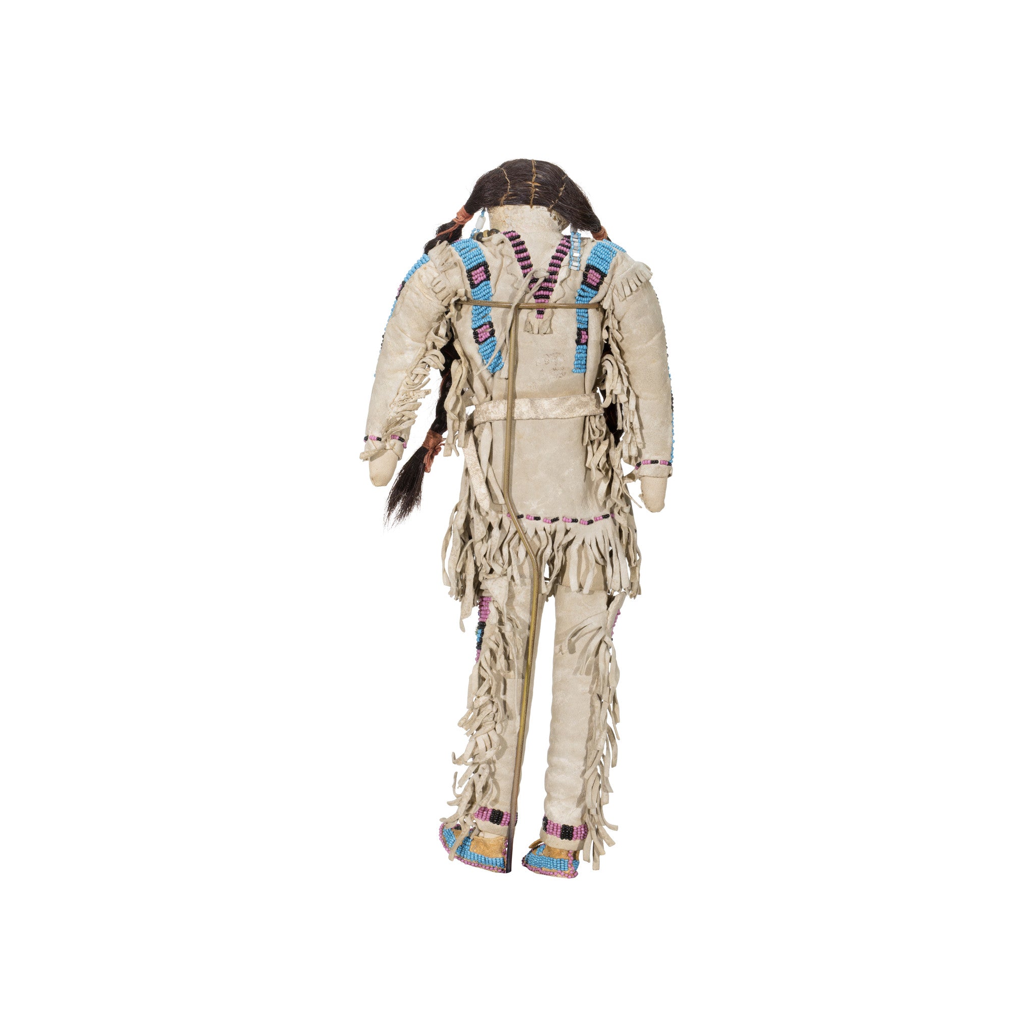 Dakota Sioux Beaded Hide Male Doll