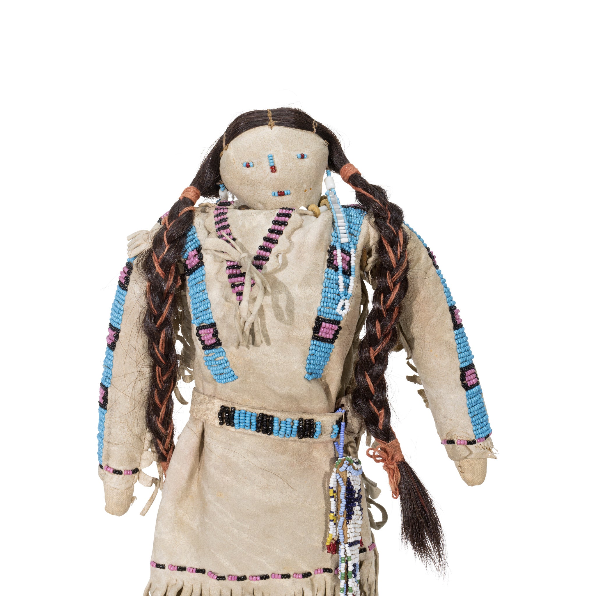 Dakota Sioux Beaded Hide Male Doll