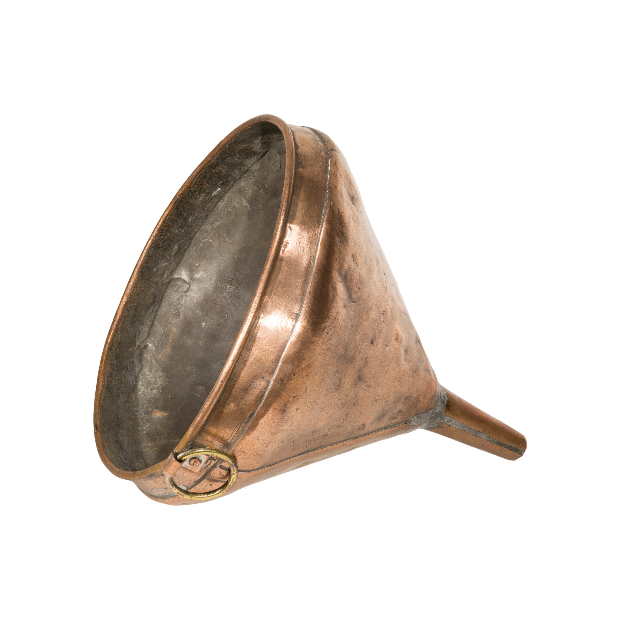 Vintage French Copper Wine Funnel
