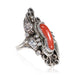 Navajo Coral Ring, Jewelry, Ring, Native