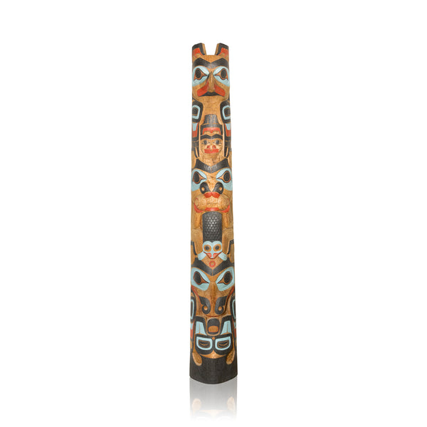 Chief Don Lelooska Totem, Native, Carving, Totem Pole