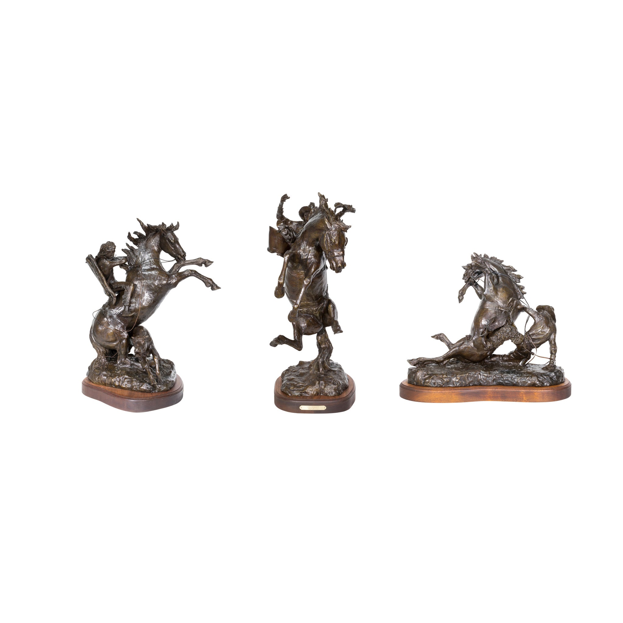 Collection of Three Bronzes by Robert Scriver