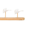Inuit Walrus Ivory Snow Geese Scape