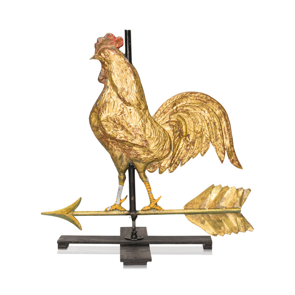 Copper Rooster Weather Vane, Furnishings, Decor, Weather Vane