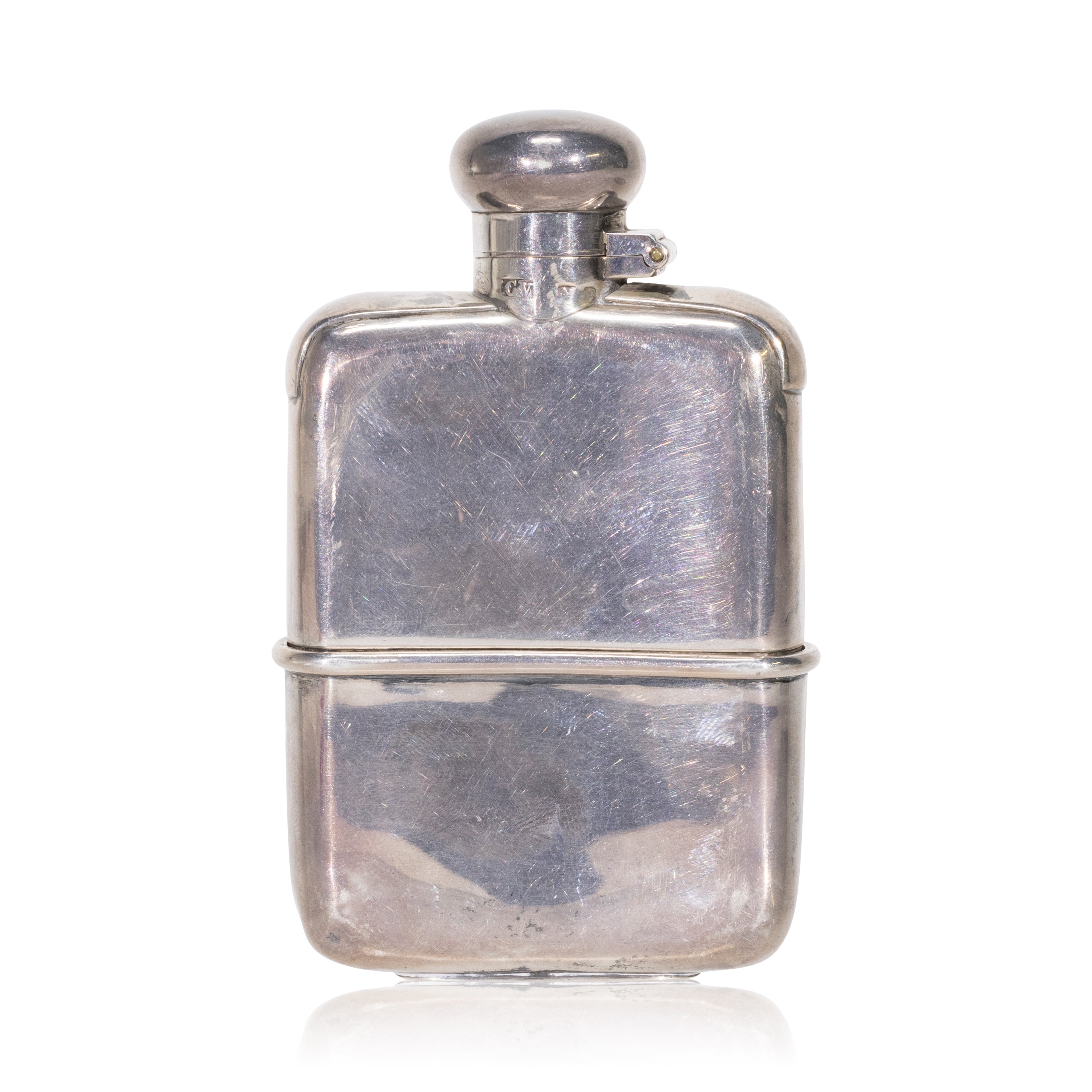 Sterling Vest Pocket Flask, Furnishings, Barware, Flask