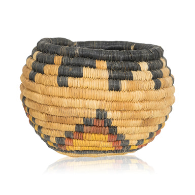 Hopi Basketry Bowl, Native, Basketry, Vertical