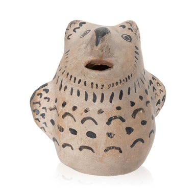 Cochiti Pottery Owl, Native, Pottery, Historic