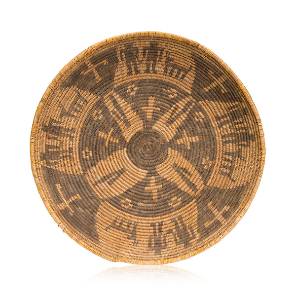 Yavapai/Apache Basketry Plate, Native, Basketry, Plate