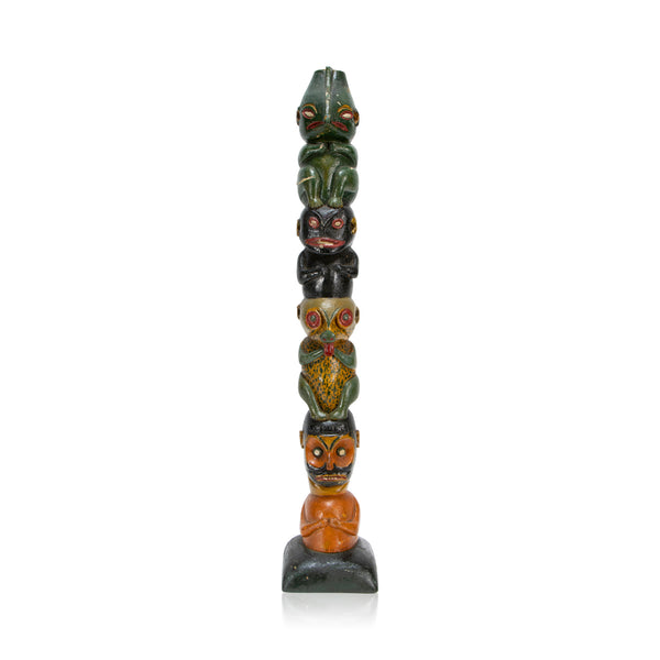 Four Figure Totem, Furnishings, Decor, Carving