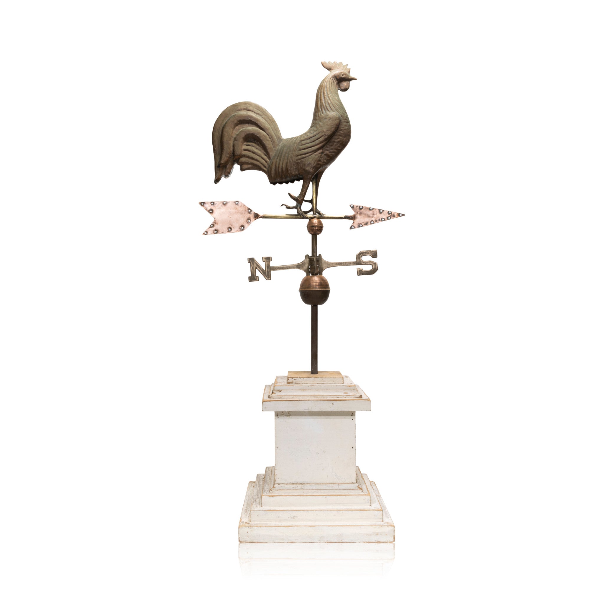 Copper Rooster Weather Vane, Furnishings, Decor, Weather Vane
