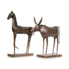Folk Art Horse and Longhorn Sculptures, Furnishings, Decor, Folk Item