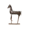 Folk Art Horse and Longhorn Sculptures