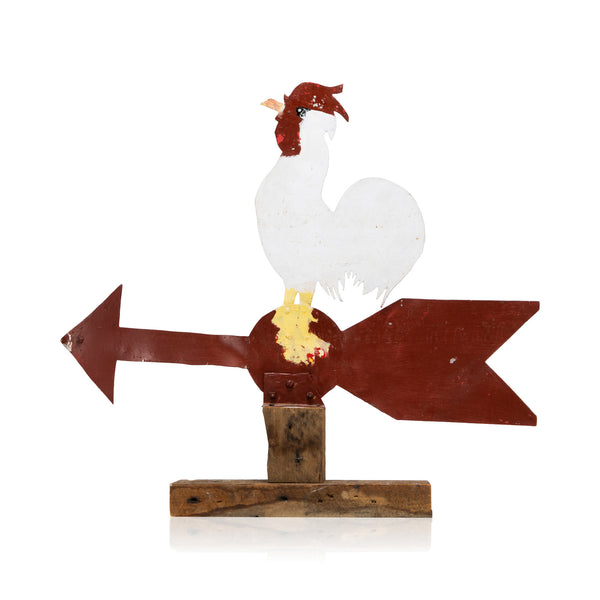Folky Rooster Weather Vane, Furnishings, Decor, Weather Vane