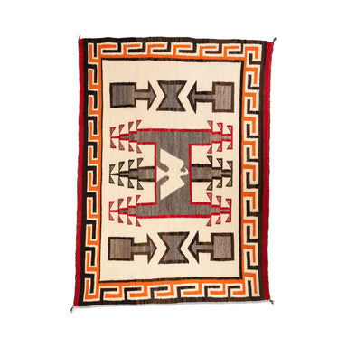 Navajo Crystal Pictorial, Native, Weaving, Floor Rug