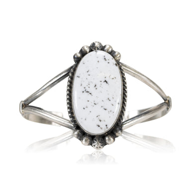White Buffalo Turquoise Bracelet, Jewelry, Bracelet, Native