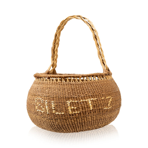 Siletz Carrying Basket, Native, Basketry, Vertical