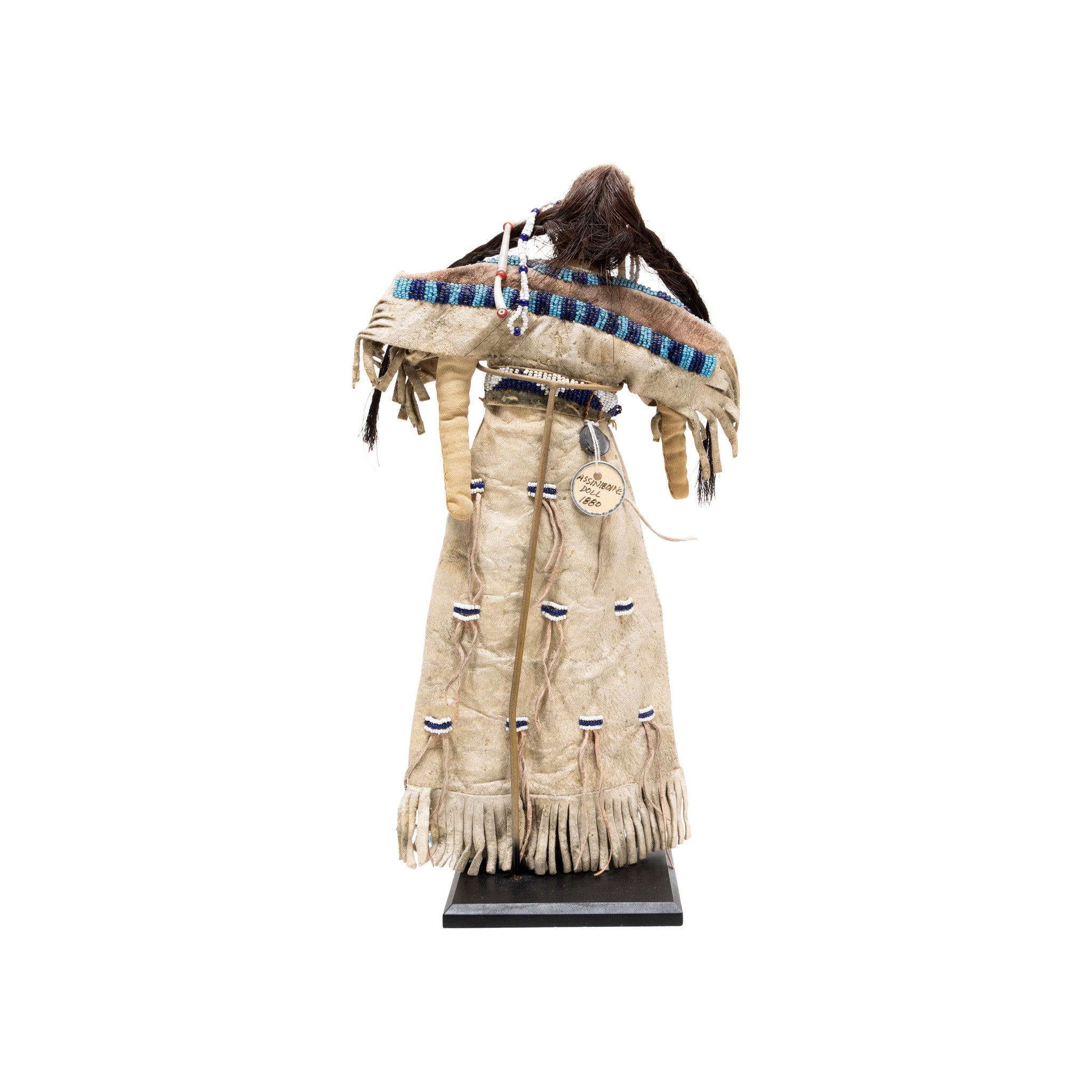 Sioux Hide Beaded Doll